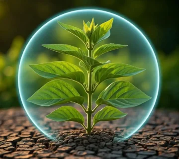 تاثیر هیومیک اسید روی گیاهین